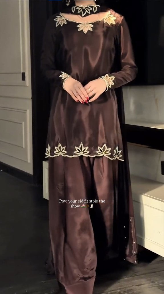 New Ethnic A-line Kurta Set with Dupatta