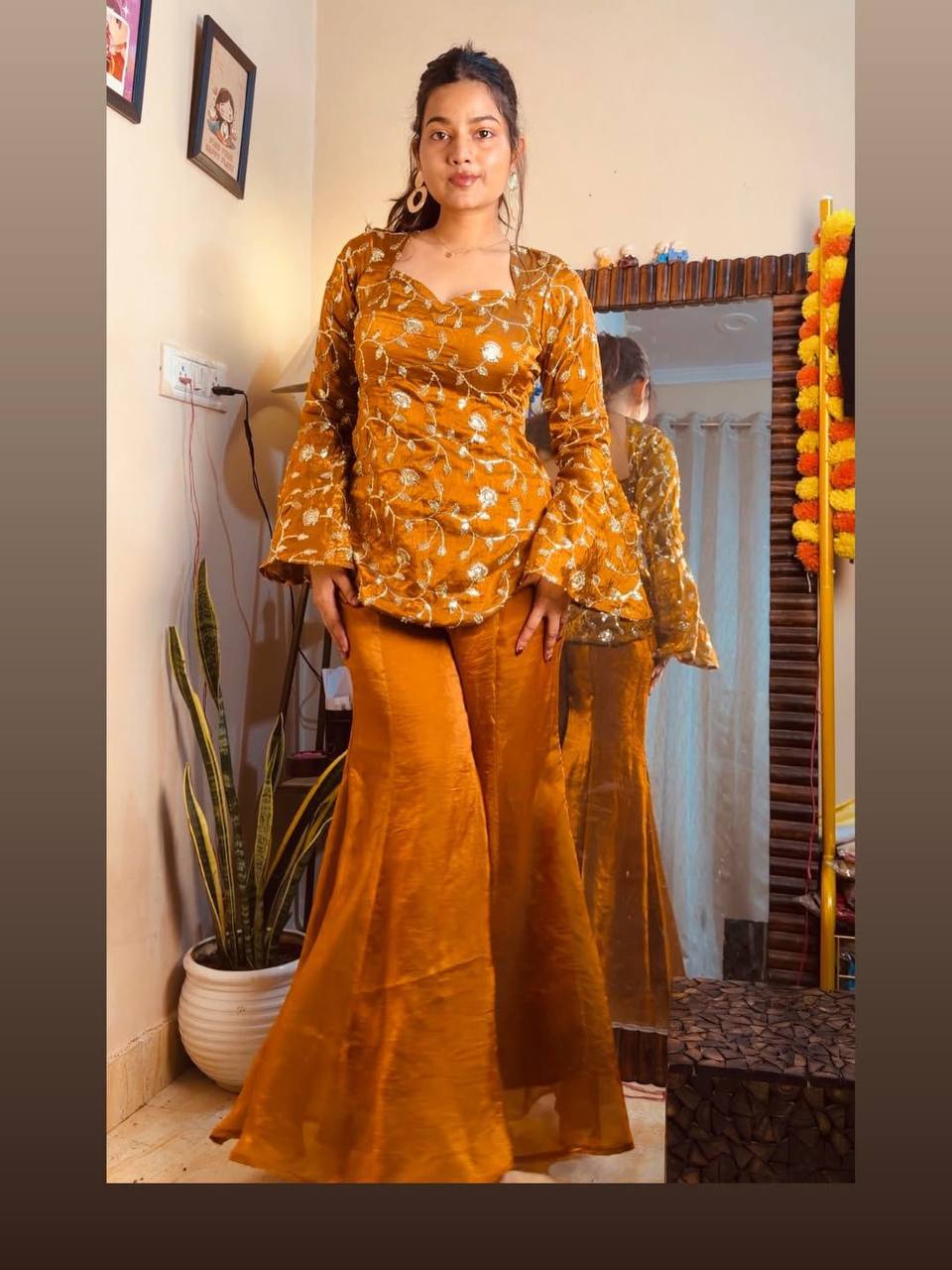 DESIGNER SEQUENCE EMBROIDERY WORK SUIT