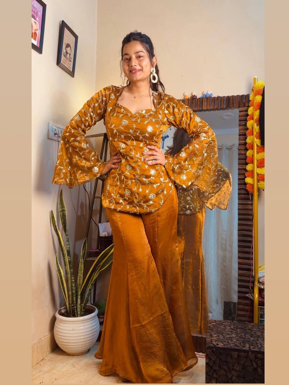 DESIGNER SEQUENCE EMBROIDERY WORK SUIT