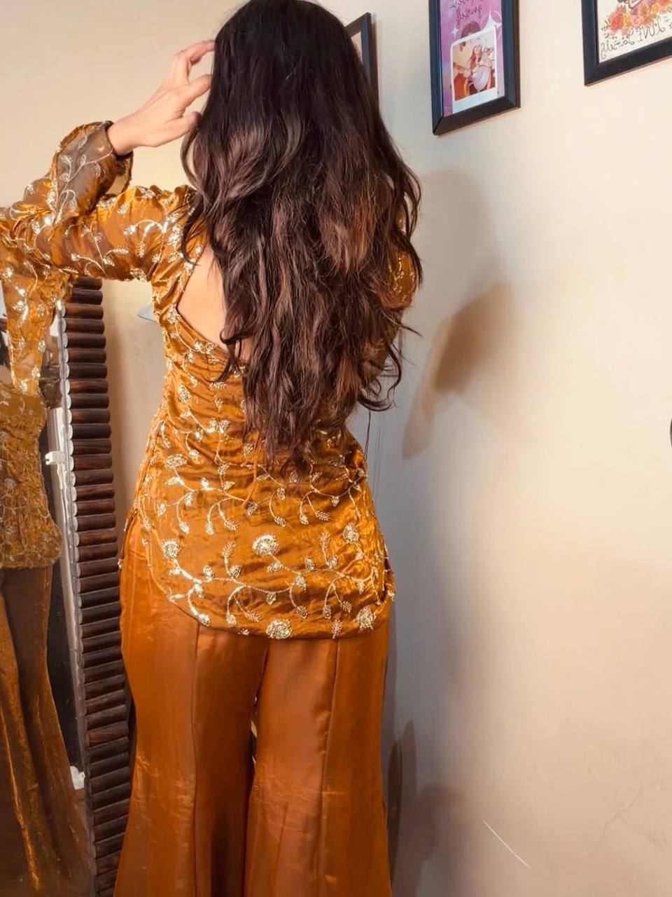 DESIGNER SEQUENCE EMBROIDERY WORK SUIT